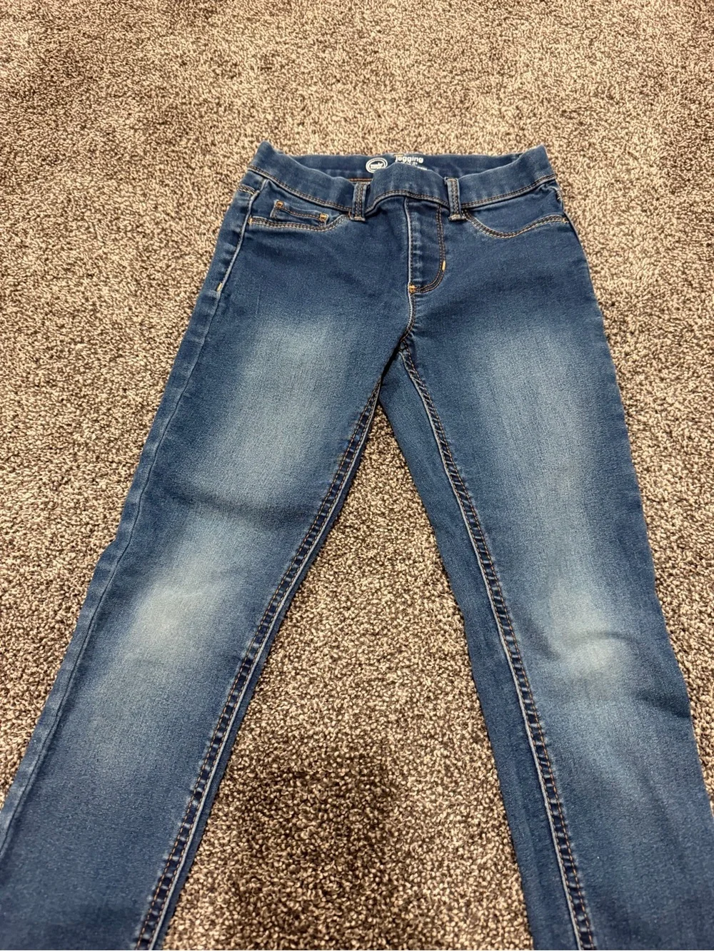 Size Medium 7/8 Wonder Nation Dark Wash Skinny Jegging